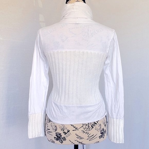 Charlotte Russe Mixed Knit Turtleneck - Picture 3 of 3